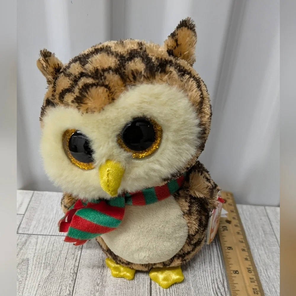 Ty Wise Brown and Tan Owl Plush